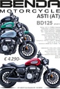 BENDA 125cc. motore Bicilindrico