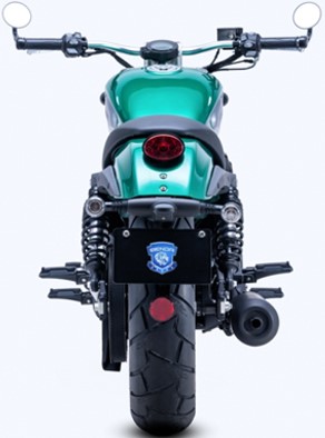 BENDA 125cc. motore Bicilindrico 8 Valvole Azzurro